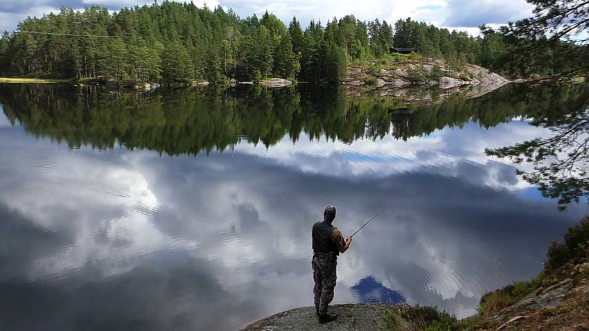 Angeln in Norwegen Angler Meeresangeln