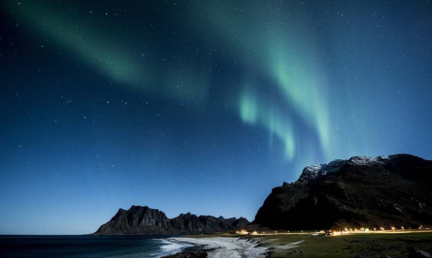 Aurora Borealis Lofoten Norwegen
